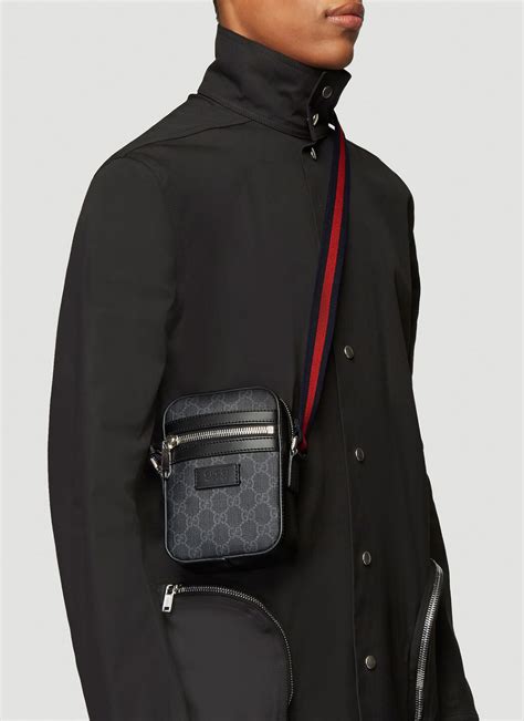 gucci mens satchel|shoulder bag gucci crossbody men's.